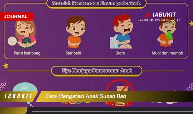 Ketahui Cara Atasi Anak Susah BAB yang Mudah Dipahami