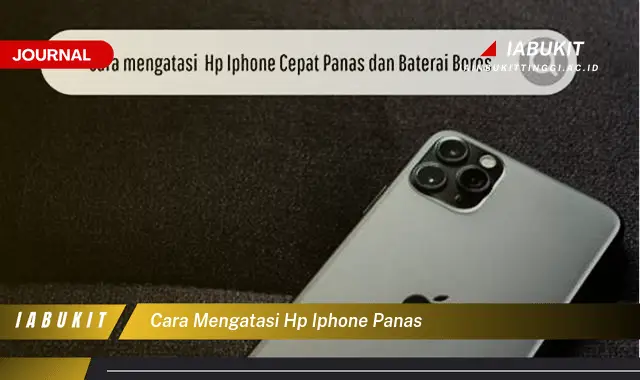 Ketahui Cara Atasi iPhone Panas yang Jarang Diketahui