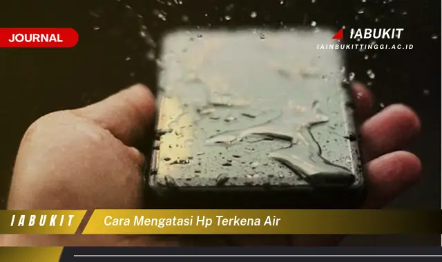 Ketahui Cara Mengatasi HP Kena Air yang Jarang Diketahui