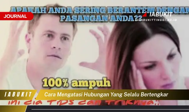 Temukan Cara Mengatasi Pertengkaran  yang Jarang Diketahui