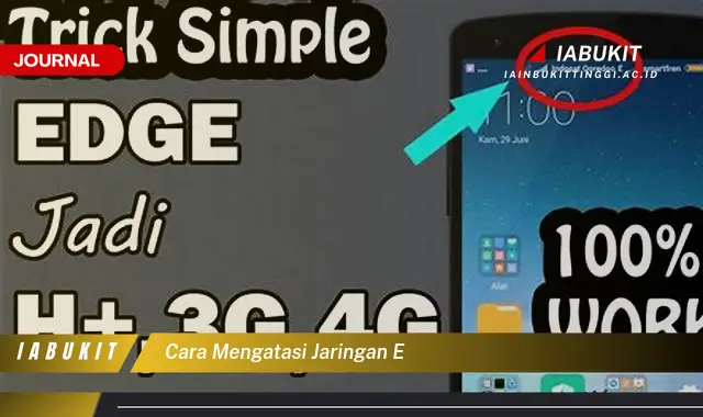 Ketahui Cara Mengatasi Jaringan E yang Mudah Dipahami Ketahui Cara Mengatasi Jaringan E yang Mudah Dipahami