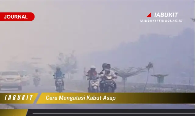 Ketahui Cara Mengatasi Kabut Asap yang Efektif