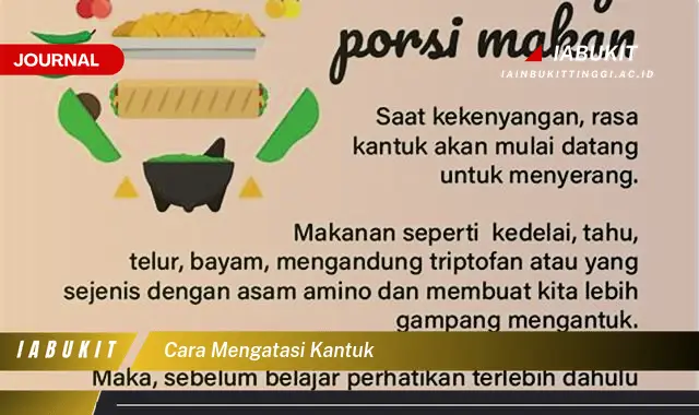 Ketahui Cara Mengatasi Kantuk yang Jarang Diketahui