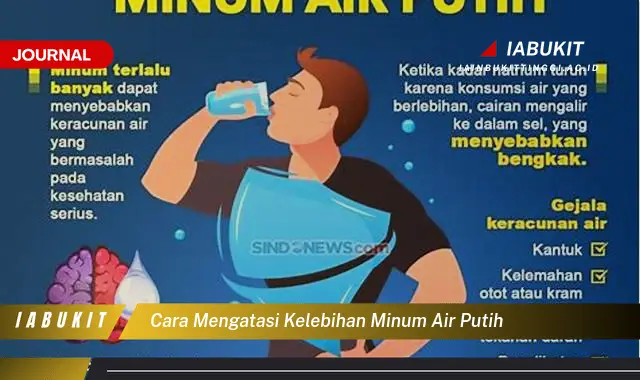 Ketahui Cara Atasi Kelebihan Air Putih yang Efektif