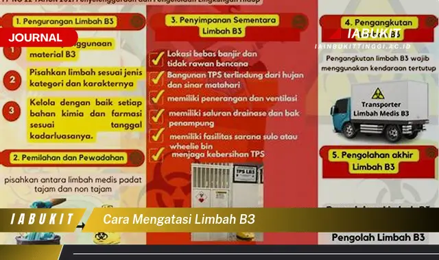 Ketahui Cara Mengatasi Limbah B3 yang Efektif