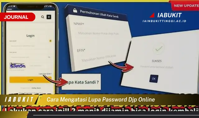 Temukan Cara Atasi Lupa Password DJP Online yang Mudah Dipahami