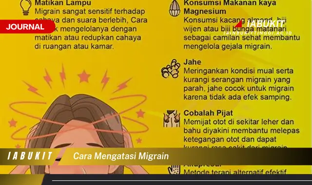 Ketahui Cara Mengatasi Migrain yang Jarang Diketahui