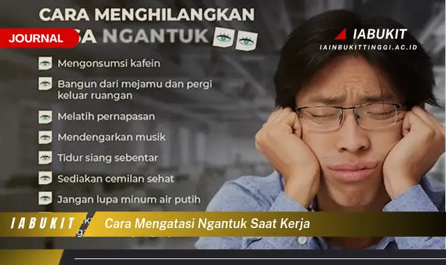 Temukan Cara Mengatasi Ngantuk di Kantor yang Jarang Diketahui