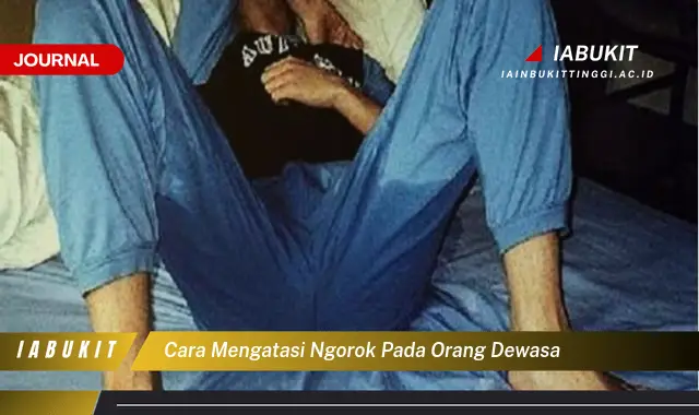 Ketahui Cara Mengatasi Ngorok Pada Orang Dewasa yang Jarang Diketahui