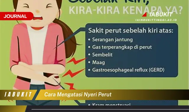 Ketahui Cara Mengatasi Nyeri Perut yang Jarang Diketahui