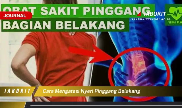 Ketahui Cara Mengatasi Nyeri Pinggang Belakang yang Mudah Dipahami