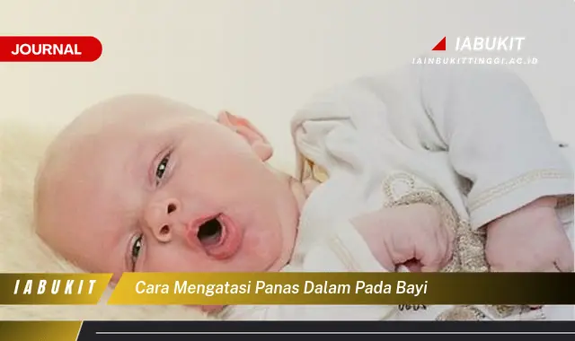 Ketahui Cara Atasi Panas Dalam Pada Bayi yang Aman