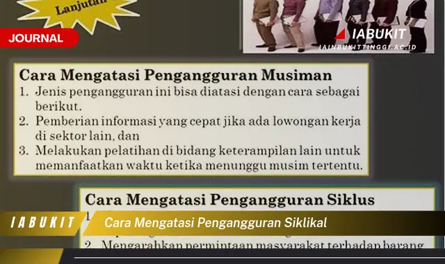 Temukan Cara Mengatasi Pengangguran Siklikal yang Jarang Diketahui