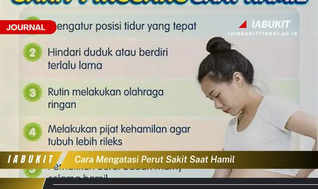 Ketahui Cara Atasi Sakit Perut Saat Hamil yang Aman