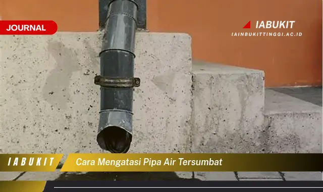 Ketahui Cara Atasi Pipa Air Tersumbat yang Mudah Dipahami