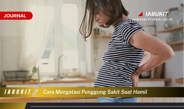 Ketahui Cara Atasi Sakit Punggung Saat Hamil yang Mudah