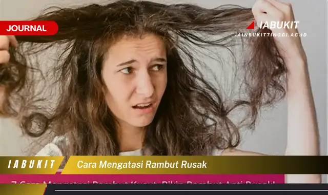 Ketahui Cara Mengatasi Rambut Rusak yang Jarang Diketahui