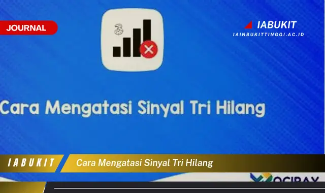 Temukan Cara Mengatasi Sinyal Tri Hilang yang Mudah Dipahami