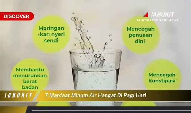 7 manfaat minum air hangat di pagi hari