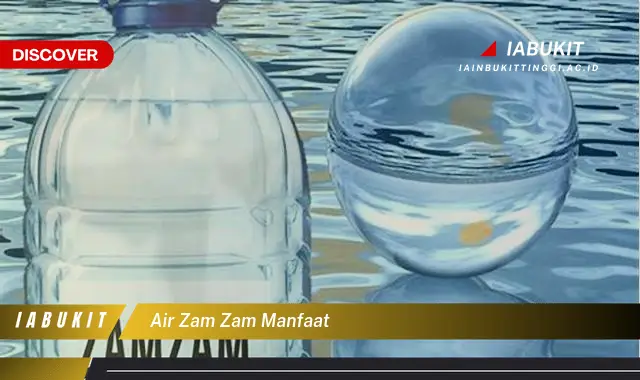 air zam zam manfaat