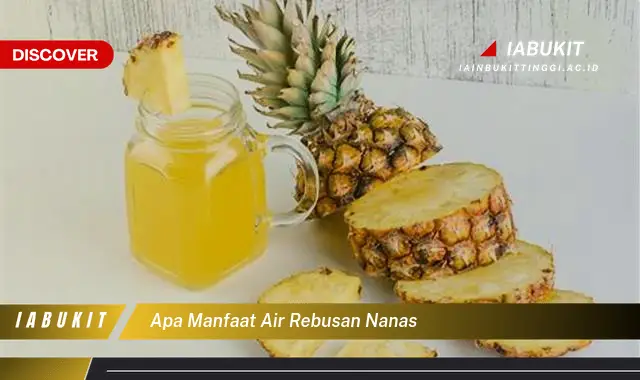 apa manfaat air rebusan nanas