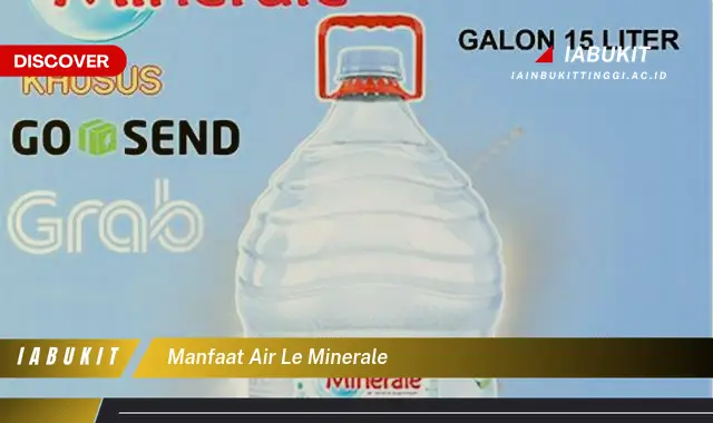 manfaat air le minerale
