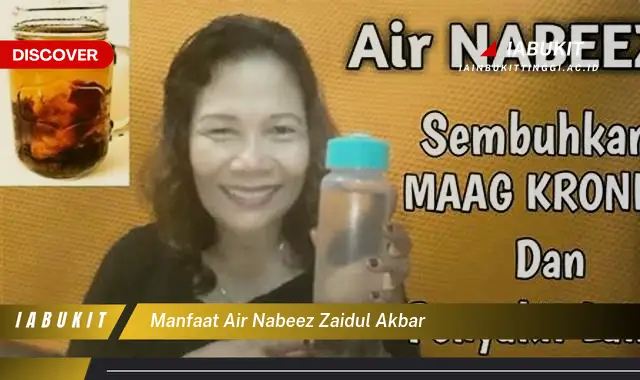 manfaat air nabeez zaidul akbar
