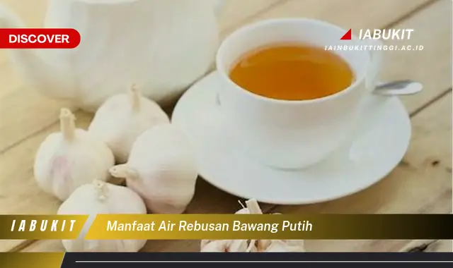 manfaat air rebusan bawang putih