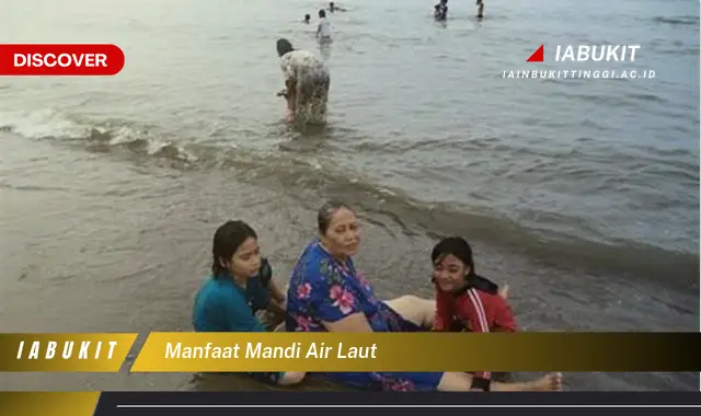 manfaat mandi air laut