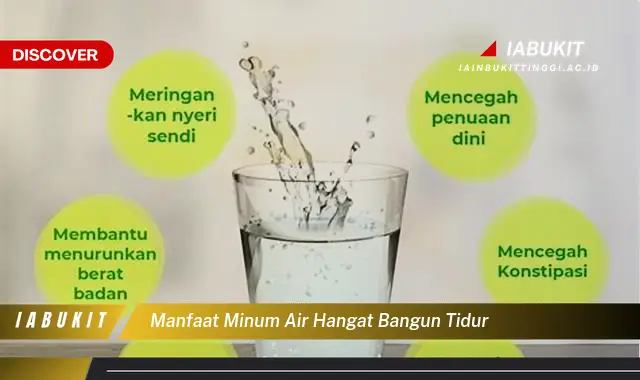 manfaat minum air hangat bangun tidur