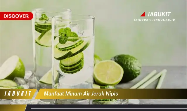 Temukan 20 Manfaat Minum Air Jeruk Nipis yang Jarang Diketahui - E-Jurnal