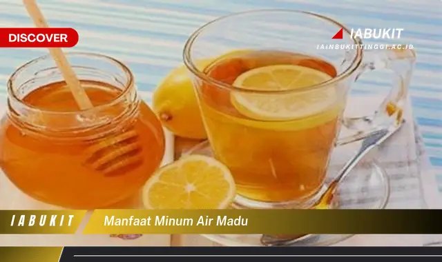 Temukan 20 Manfaat Minum Air Madu yang Jarang Diketahui - E-Jurnal