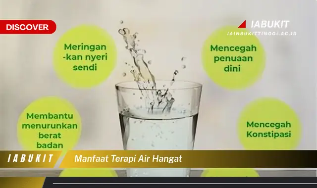 manfaat terapi air hangat