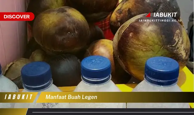 manfaat buah legen