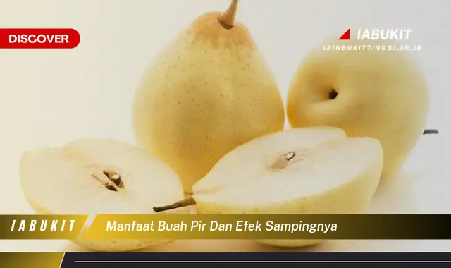 manfaat buah pir dan efek sampingnya