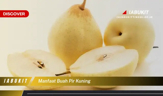 manfaat buah pir kuning