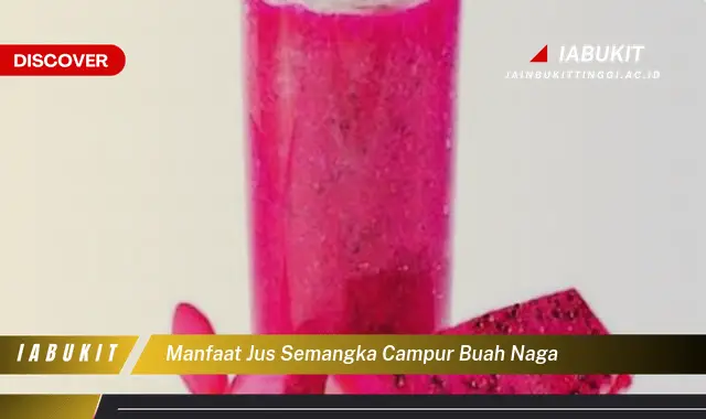 Temukan 20 Manfaat Jus Semangka Campur Buah Naga yang Wajib Kamu Intip - E-Jurnal