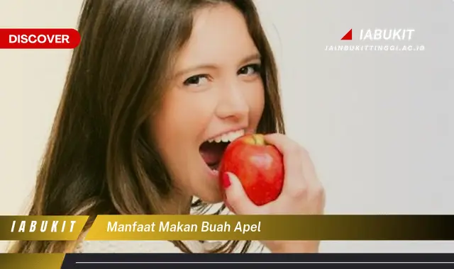 manfaat makan buah apel