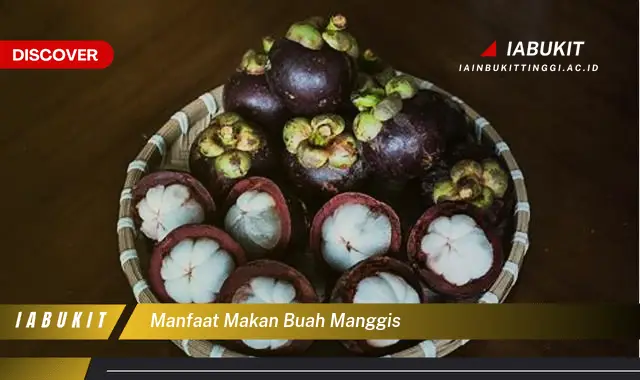 Temukan 20 Manfaat Makan Buah Manggis yang Jarang Diketahui - E-Jurnal