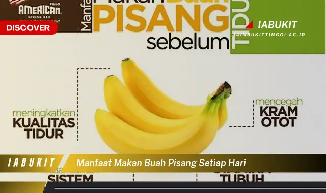 manfaat makan buah pisang setiap hari