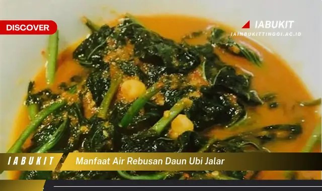 manfaat air rebusan daun ubi jalar