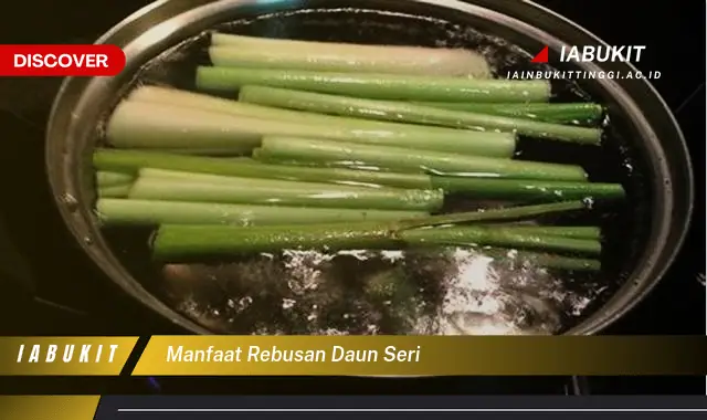 manfaat rebusan daun seri