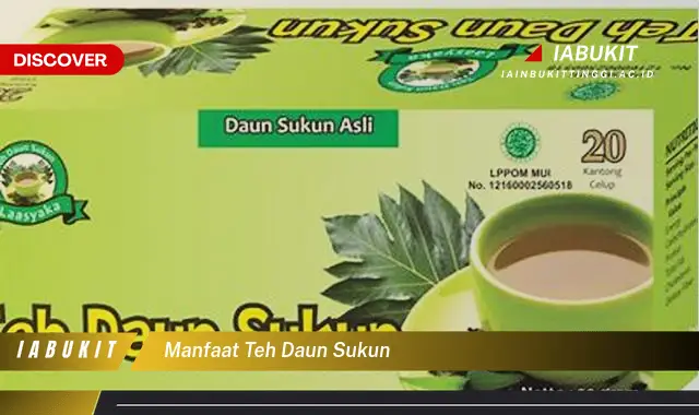 manfaat teh daun sukun