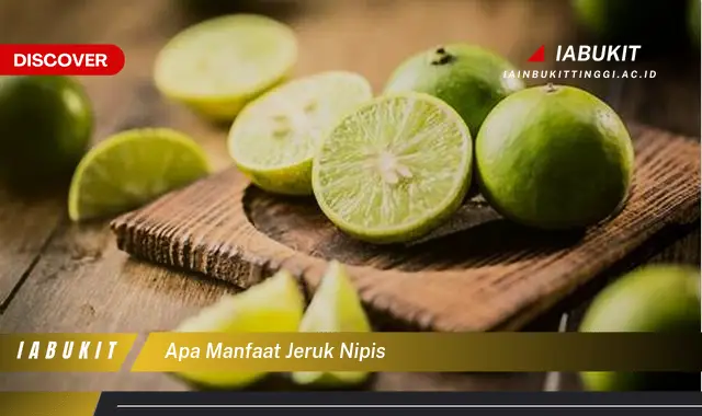 apa manfaat jeruk nipis