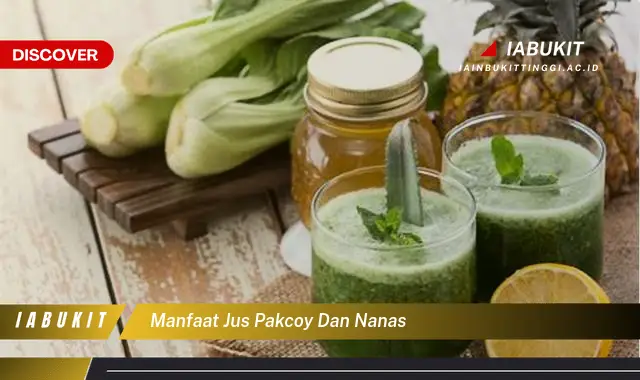 manfaat jus pakcoy dan nanas