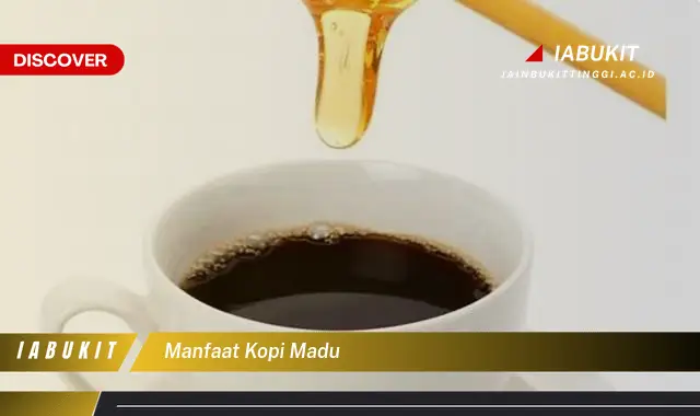 manfaat kopi madu