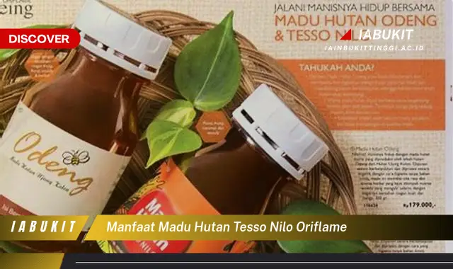 manfaat madu hutan tesso nilo oriflame