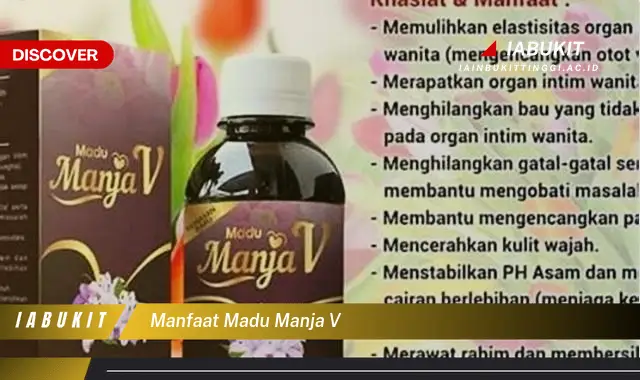 manfaat madu manja v