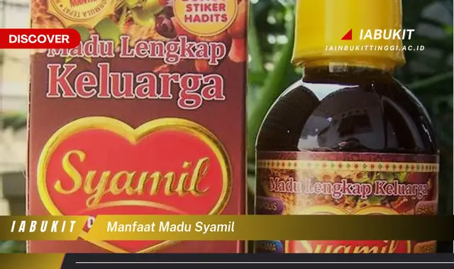 manfaat madu syamil