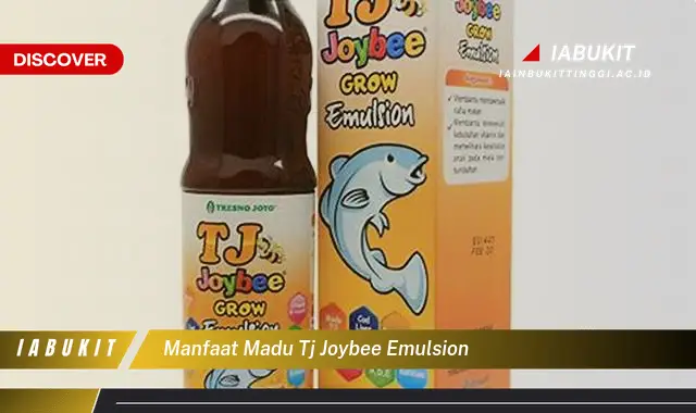 manfaat madu tj joybee emulsion